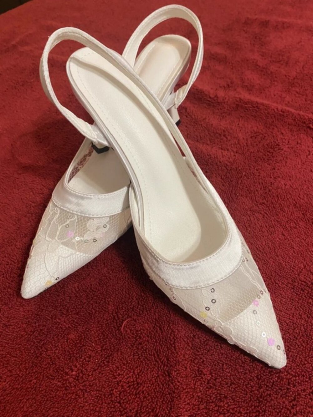 Bridal Kitten Heels